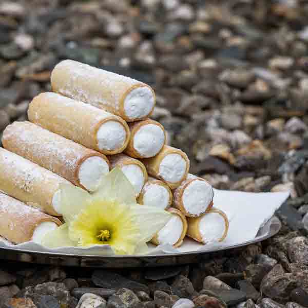 Mělnické trubičky – kremrole Mělnické trubičky – kremrole
